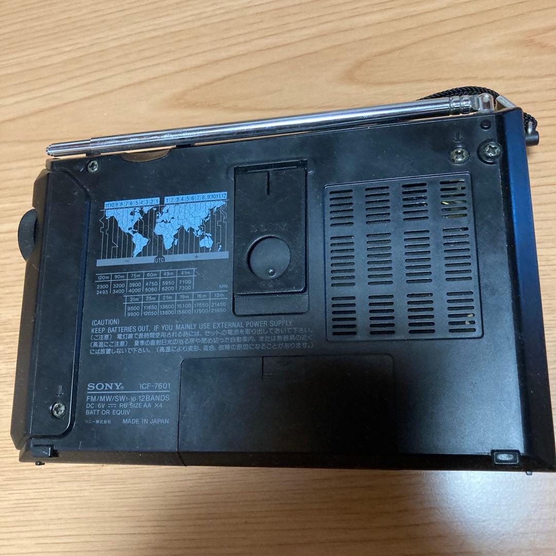 ＳＯＮＹ　ＩＣＦ➖７６０１高性能ポータブル受信機 ＦＭ　ＭＷ　ＳＷ１０バンド