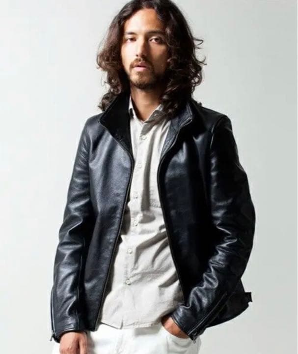 ナノユニバースシングルライダースNUC03LO364GLブラックMサイズ - メルカリ