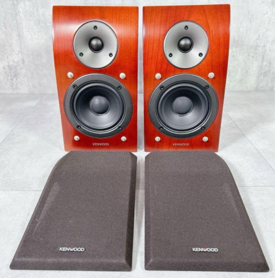 V128 ケンウッド LS-K1000 ペア スピーカーシステム 木目