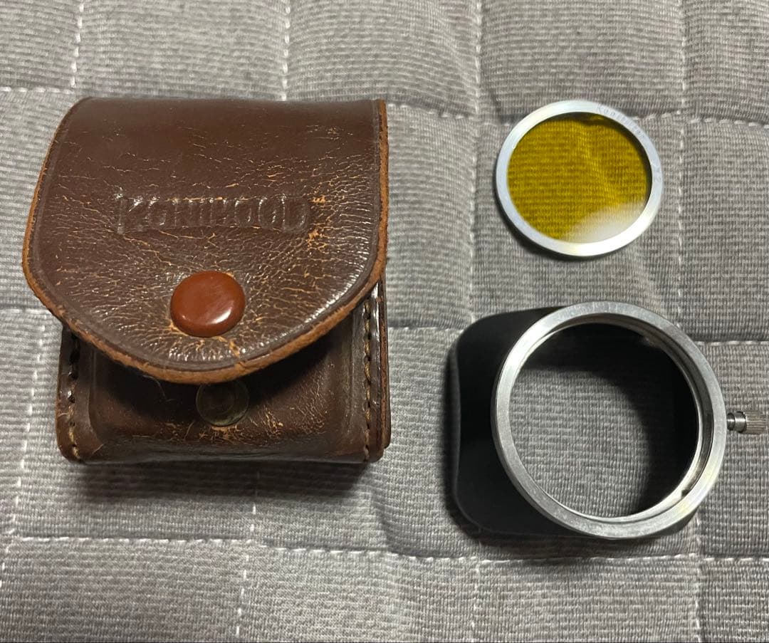 Konica III フィルムカメラ レザーケース付き　激レア　セット