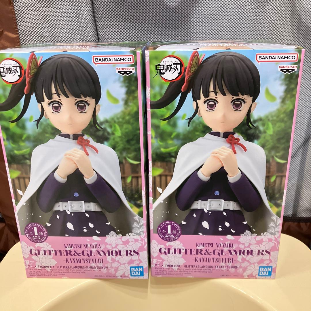 鬼滅の刃 glitter&glamours 栗花落カナオ フィギュア 2点セット - メルカリ