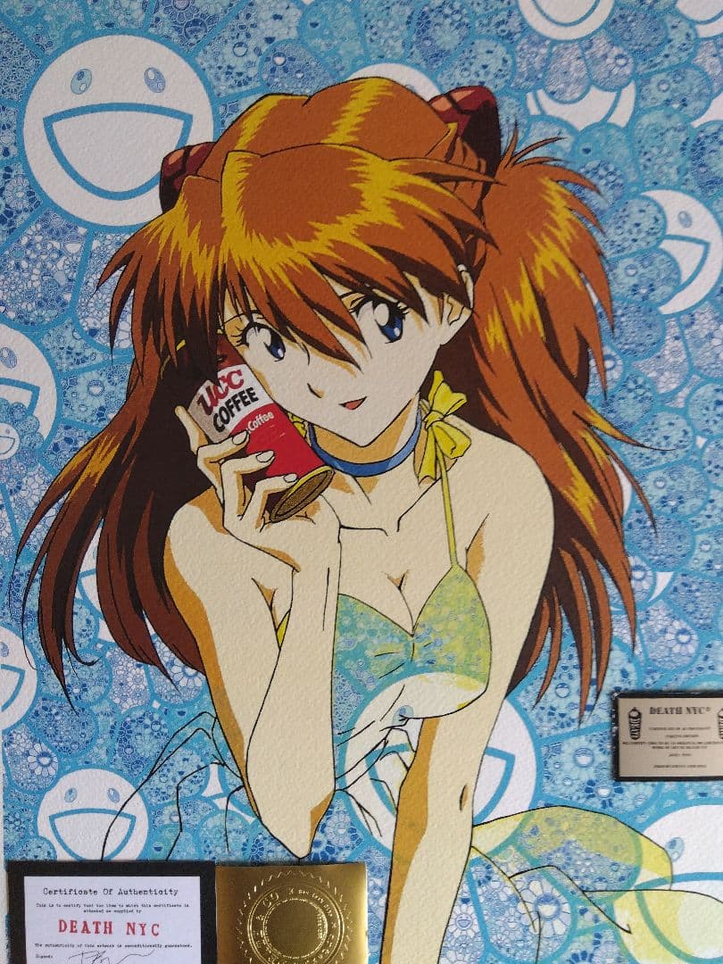 額付き】ポスター エヴァンゲリヲン アスカ・ラングレー - メルカリ