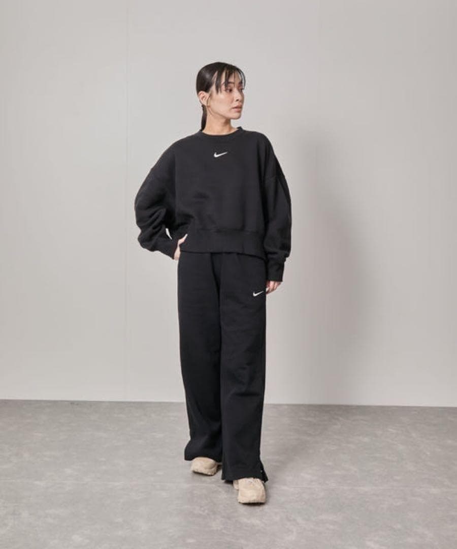 新品 ナイキ オーバーサイズ 黒 スウェット セットアップ ジョガー XL