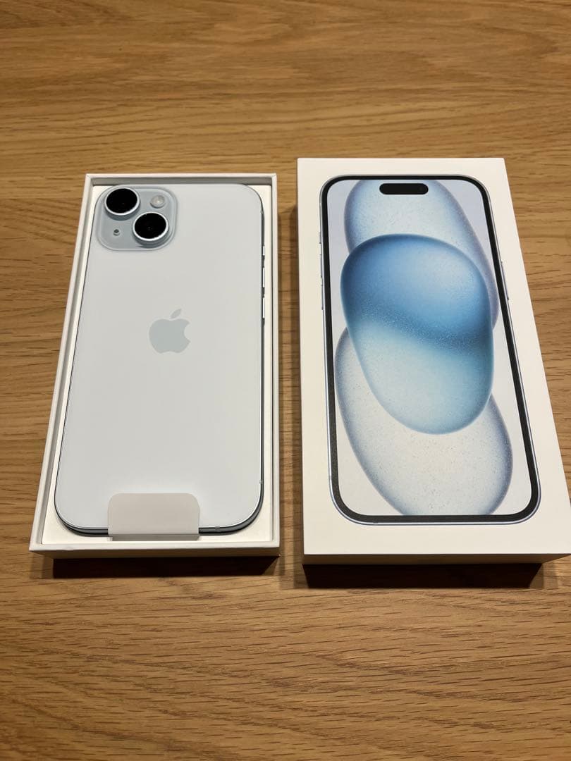 T新品未使用品 iPhone 15 本体 ブルー 128GB SIMフリー