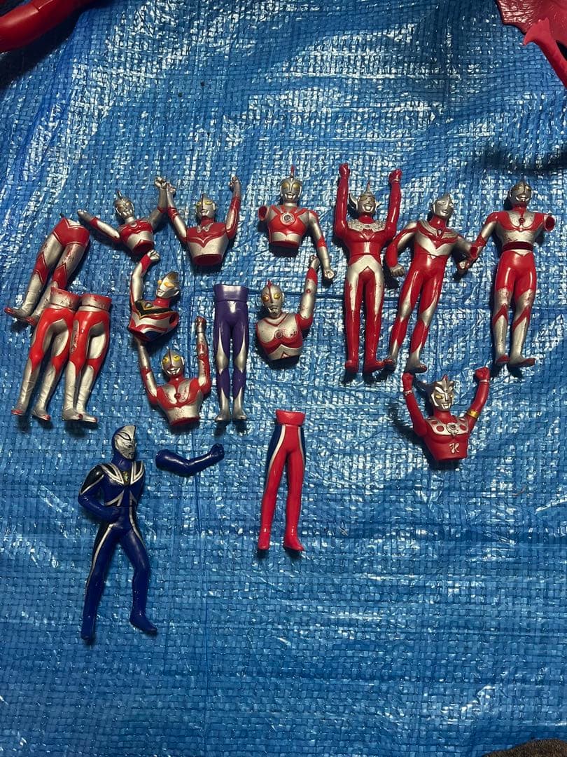 ウルトラマン ゴジラ ソフビ ミニソフビ 大量 ジャンク品 まとめ売り