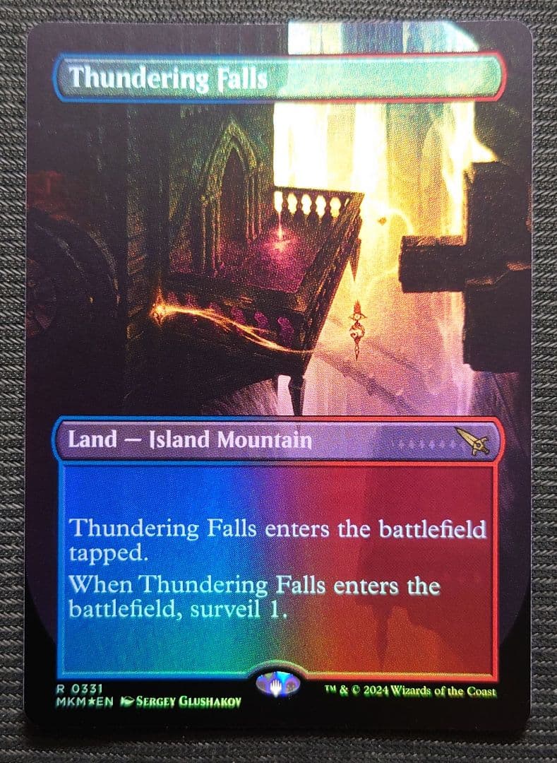 mtg 轟音の滝 ボーダーレス FOIL 英語版 mkm edh - メルカリ