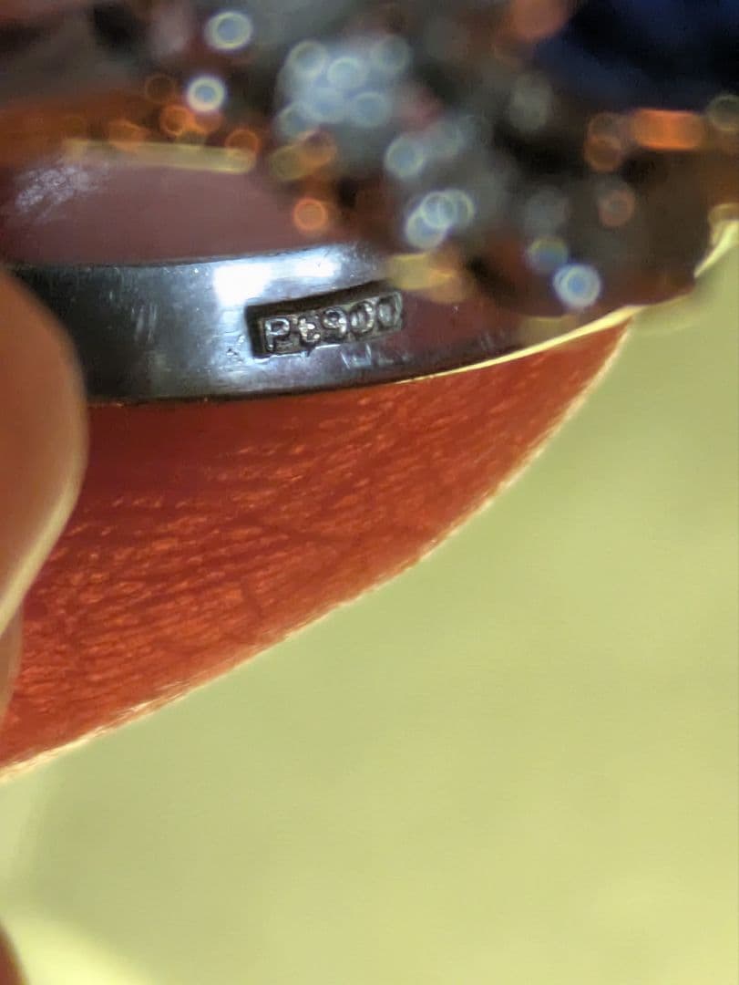 ミ*ン様 PT900　サファイア3.45㌌