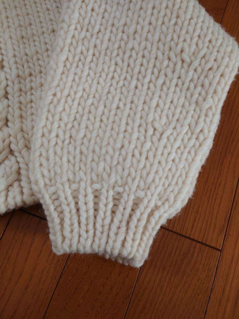 Porter des boutons ポルテデブトン 手編みニットカーディガン - メルカリ