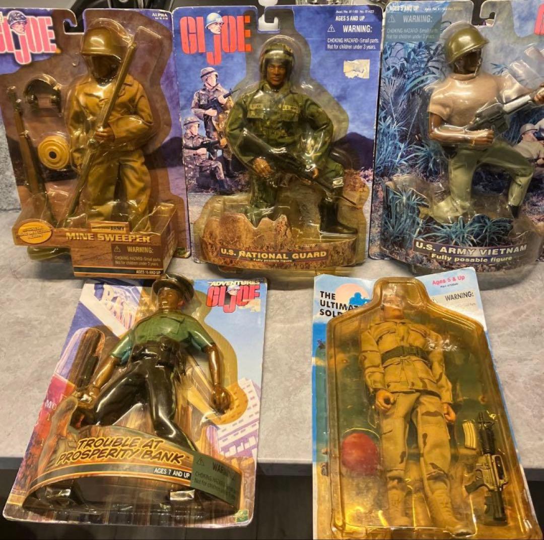 古い　GI.JOE　GIジョー　5個セット Amazon.com: Hasbro GI Joe 25th Anniversary Joe 5-Pack : Toys & Games