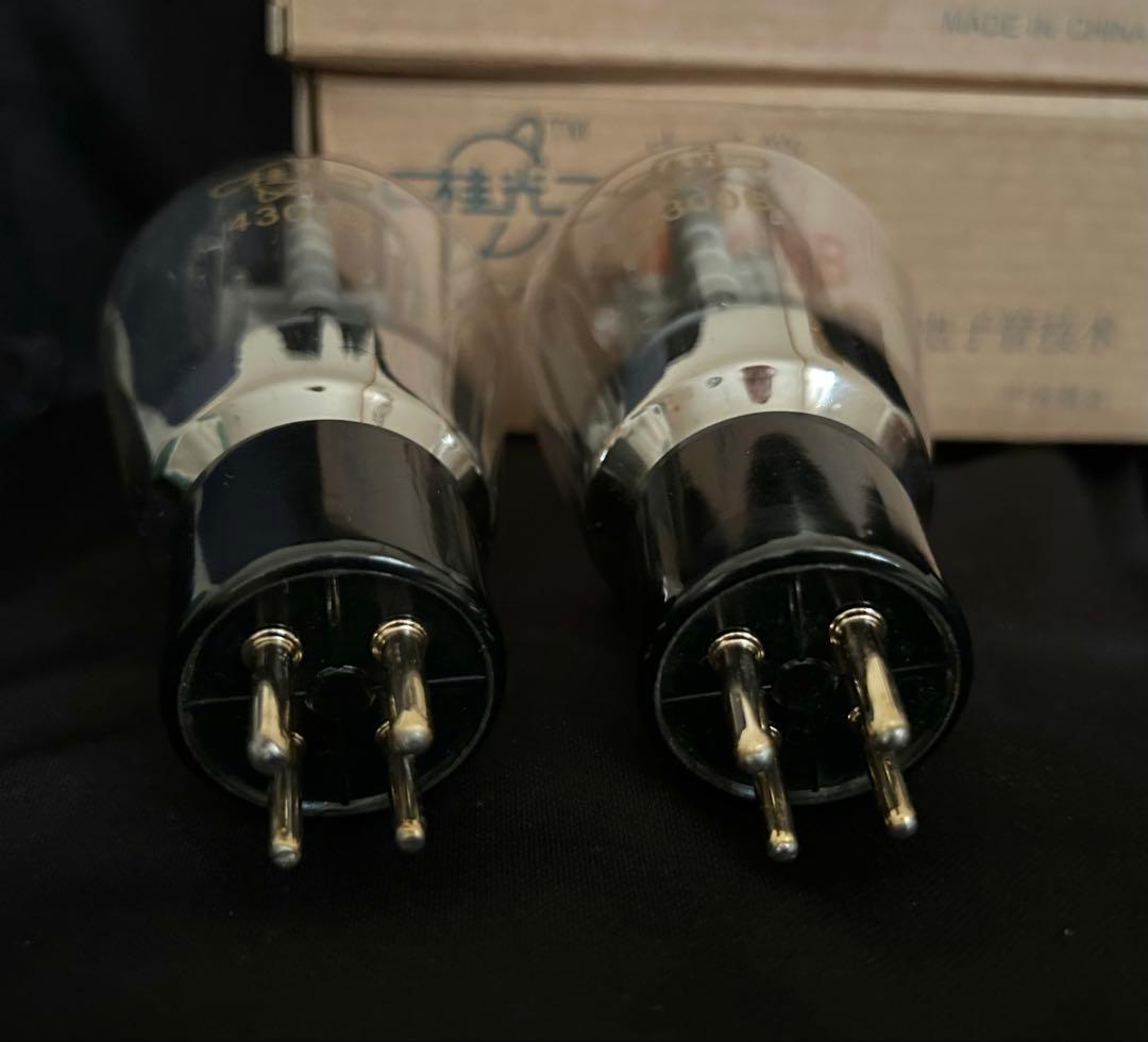 300B 真空管ペア ほぼ未使用 約100時間動作良好