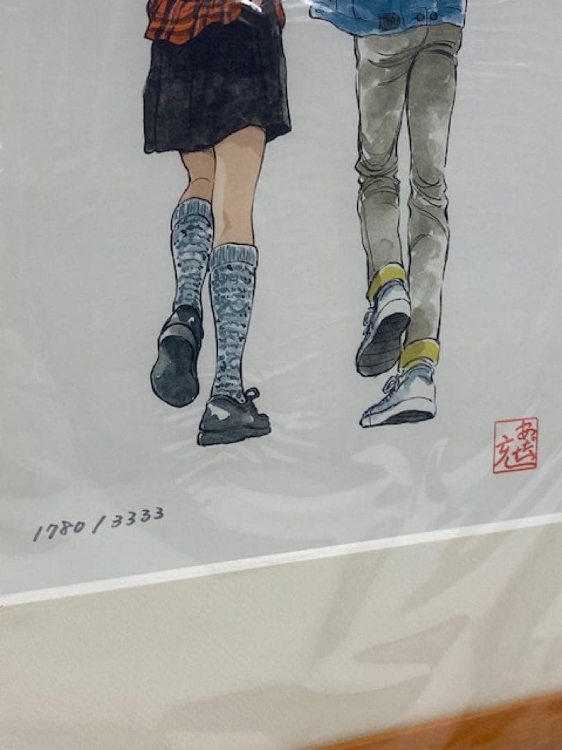 未使用品 あだち充 「タッチ」額入り リトグラフ 25エ418 - メルカリ