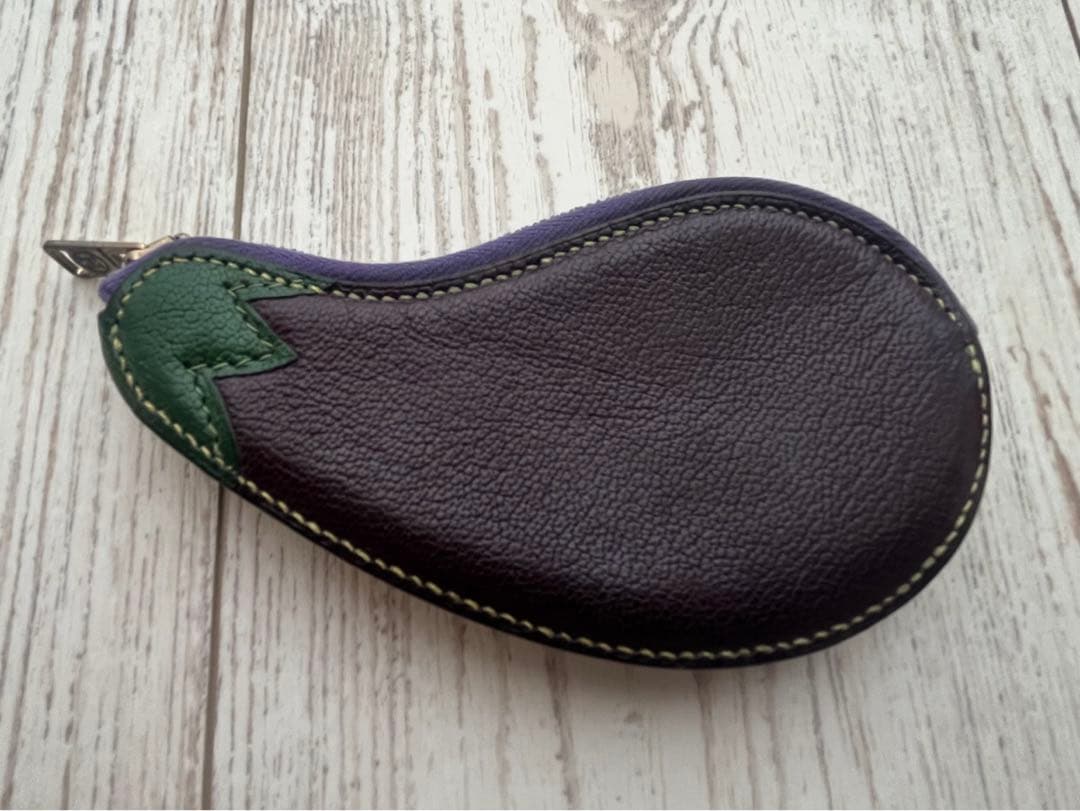 エルメス ケース 小銭入れ 茄子 ナス フルーツモチーフ 楽天市場】【財布】HERMES エルメス フルーツコインケース 小銭入れ