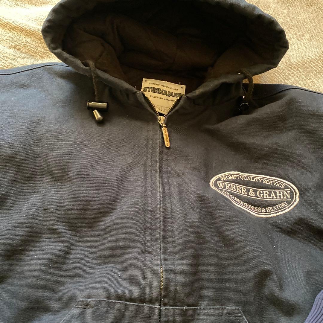 STEELGUARD アクティブジャケット ダックジャケット ネイビー - メルカリ