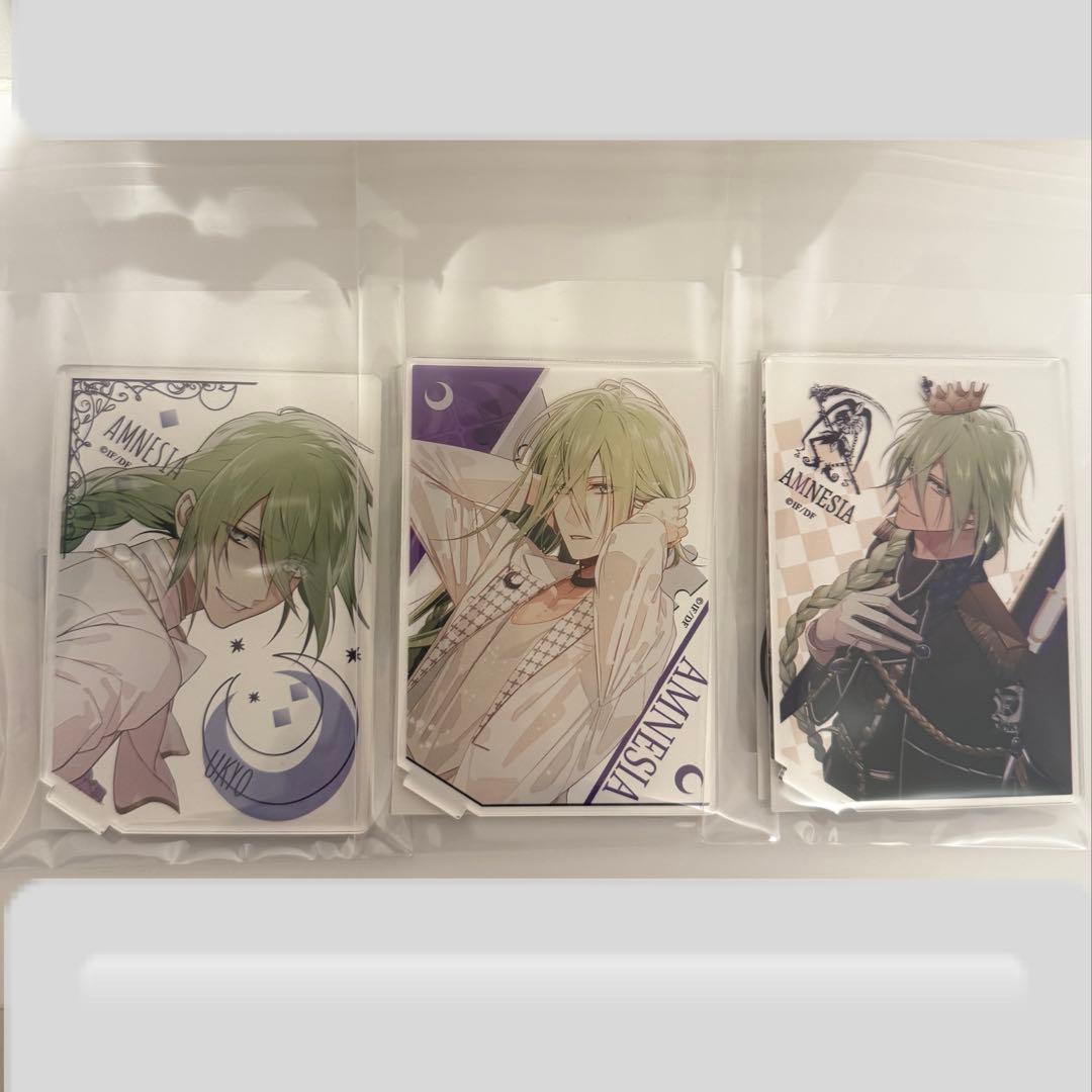 AMNESIA アムネシア バレンタイン アクスタ 3種セット ウキョウ - メルカリ