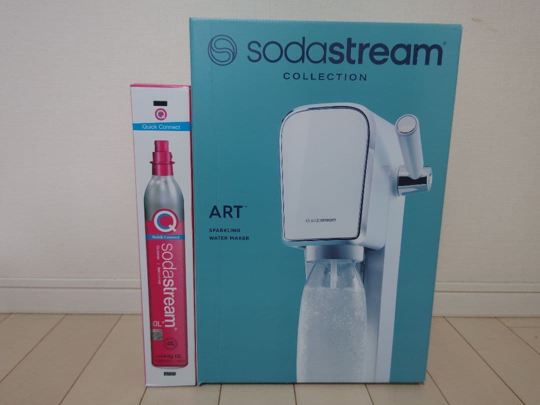 【新品】SodaStreamソーダストリームART スターターキット ホワイト ソーダストリーム SodaStream / 【数量限定カラー】 ART (アート