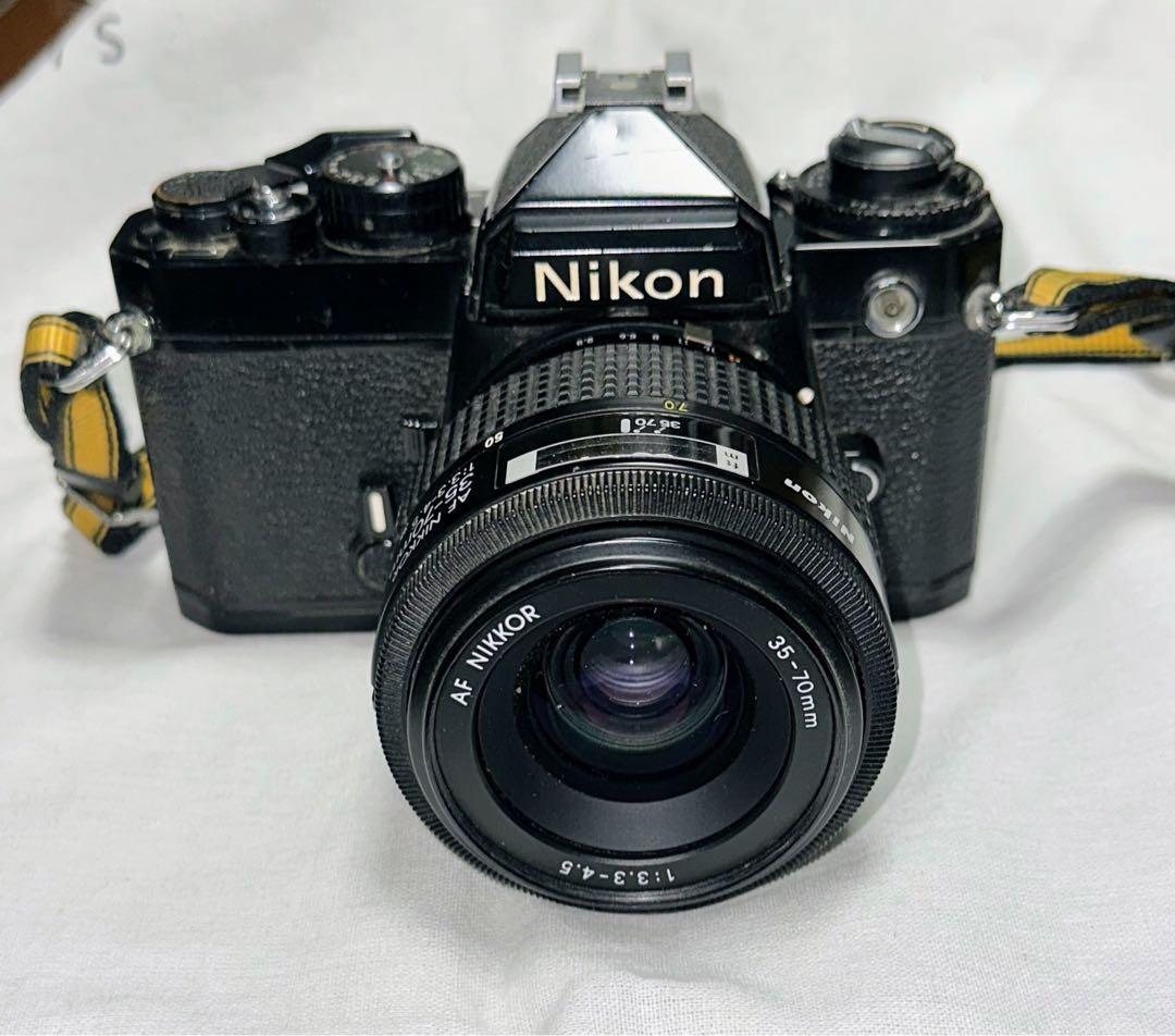 Nikon ニコン FE ブラック ＋（レンズ•ストロボ）