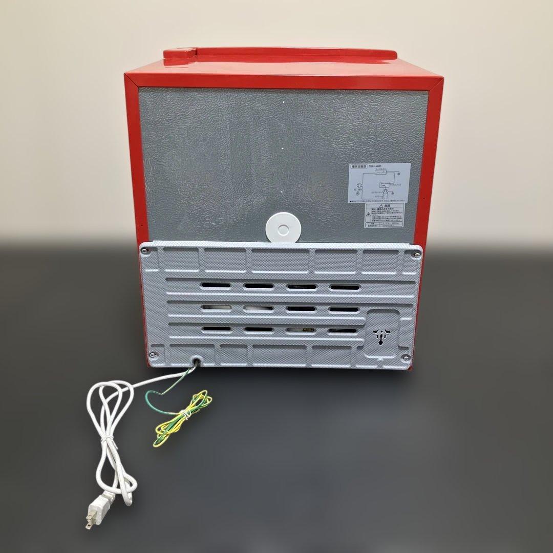 【希少美品】レトロ風冷蔵庫 48L （赤色）メーカー「タンスのゲン」