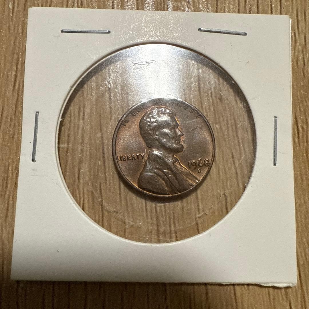 1968年 リンカーン 1セント 硬貨ミントマーク - メルカリ