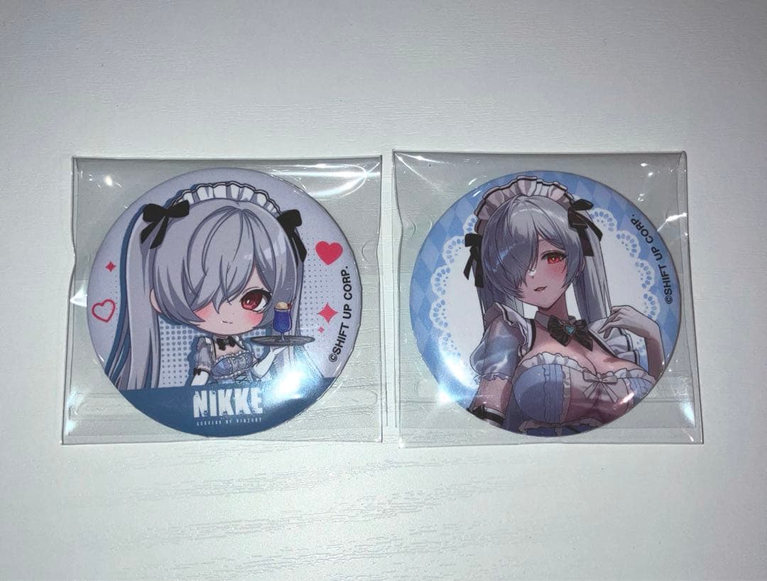 勝利の女神 NIKKE コラボカフェ 缶バッチ シンデレラ - メルカリ