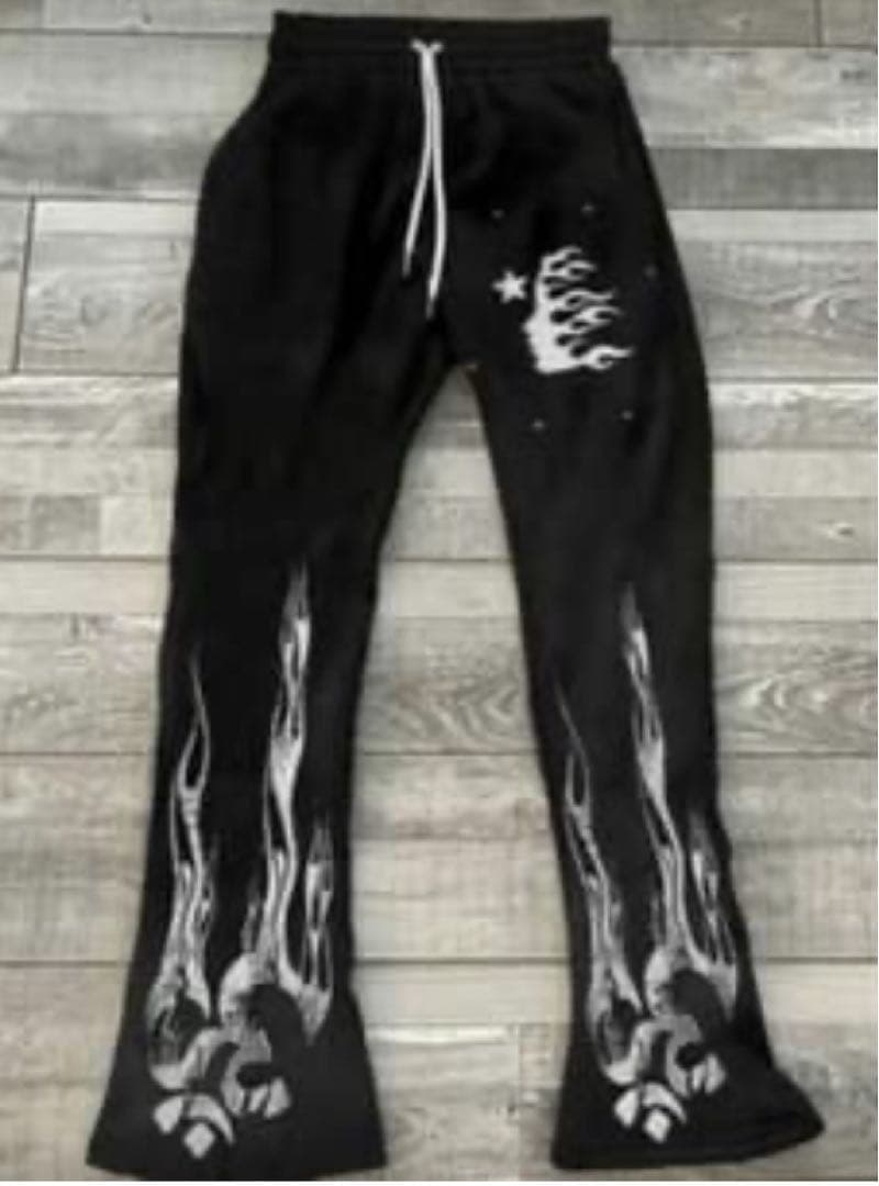 Hellstar スウェットパンツ フレアパンツ drip - メルカリ