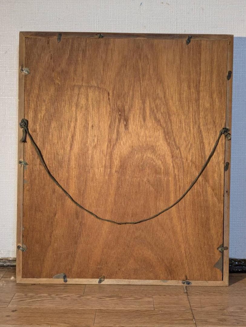 真作】絵画 上野倭文子 油彩6号 ベンケイソウ 華やぐ花々の調べ U133