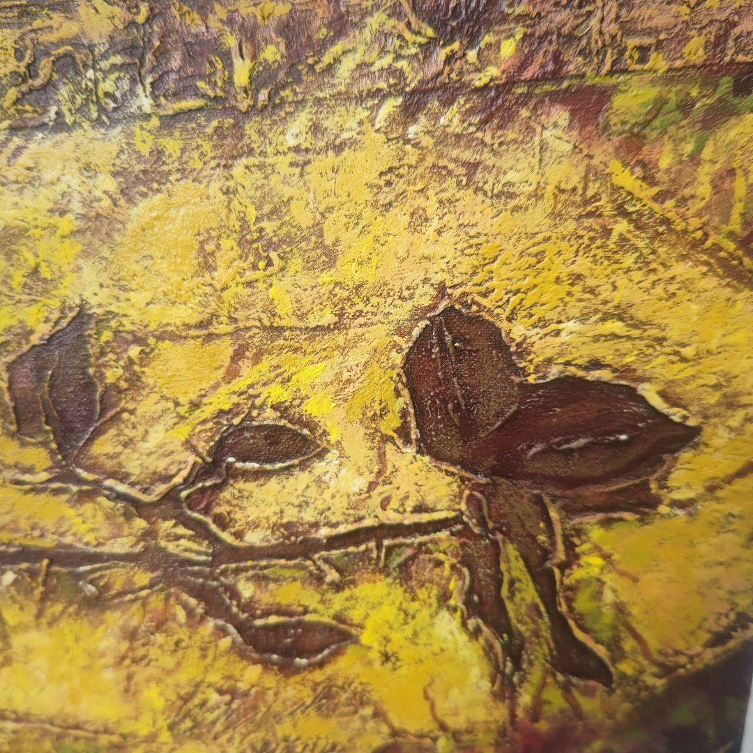 木村二朗、薔薇の心象風景、8号油彩、封蝋的マチエル - メルカリ