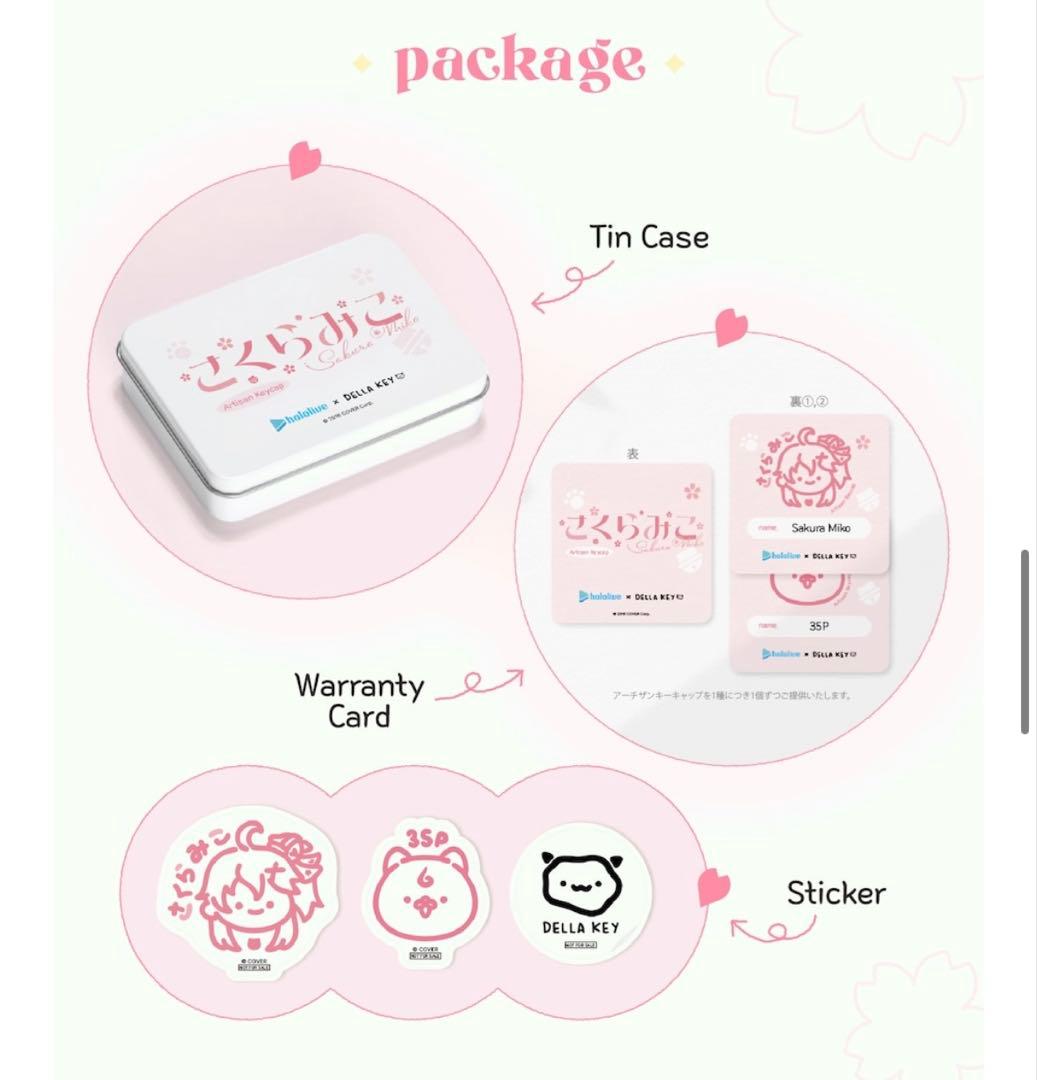 hololive ホロライブ さくらみこ & 35P キーキャップセット