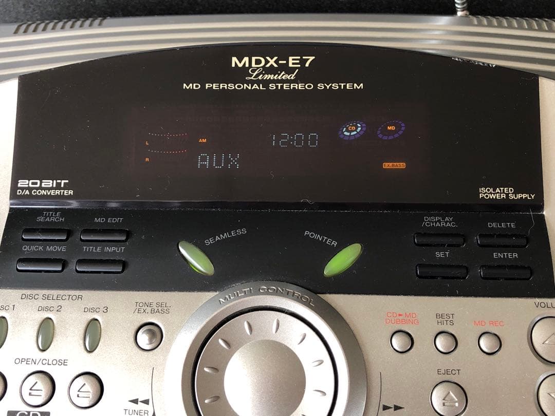 希少品！高級ラジカセ　MDX-E7 Limited