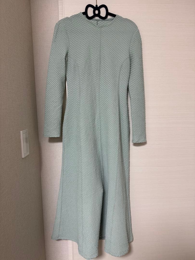 タグ付美品】Shirring Jersey Jacquard Dress - メルカリ