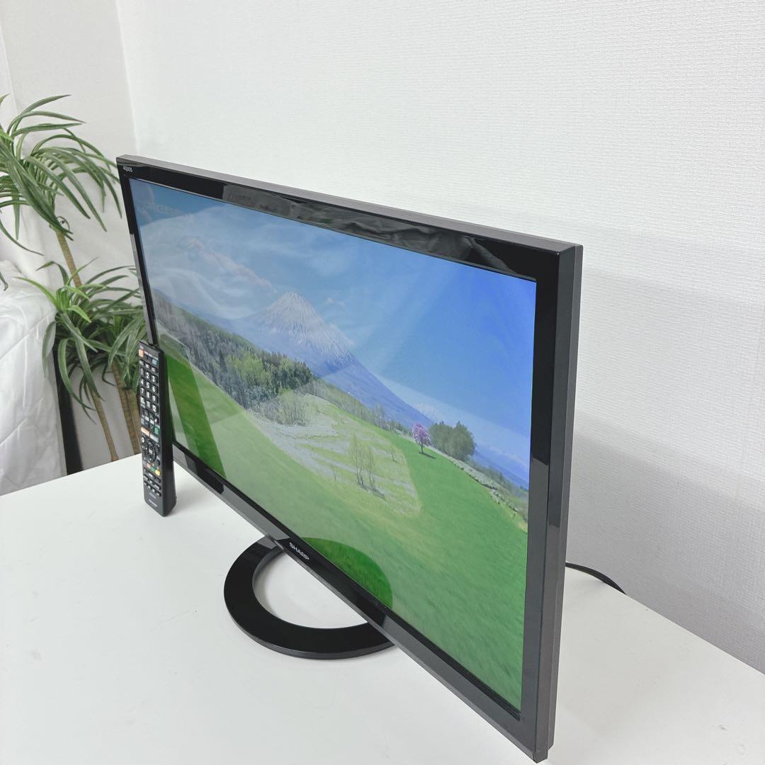 ◇SHARP◇AQUOS◇液晶カラーテレビ◇24インチ◇ブラック系◇