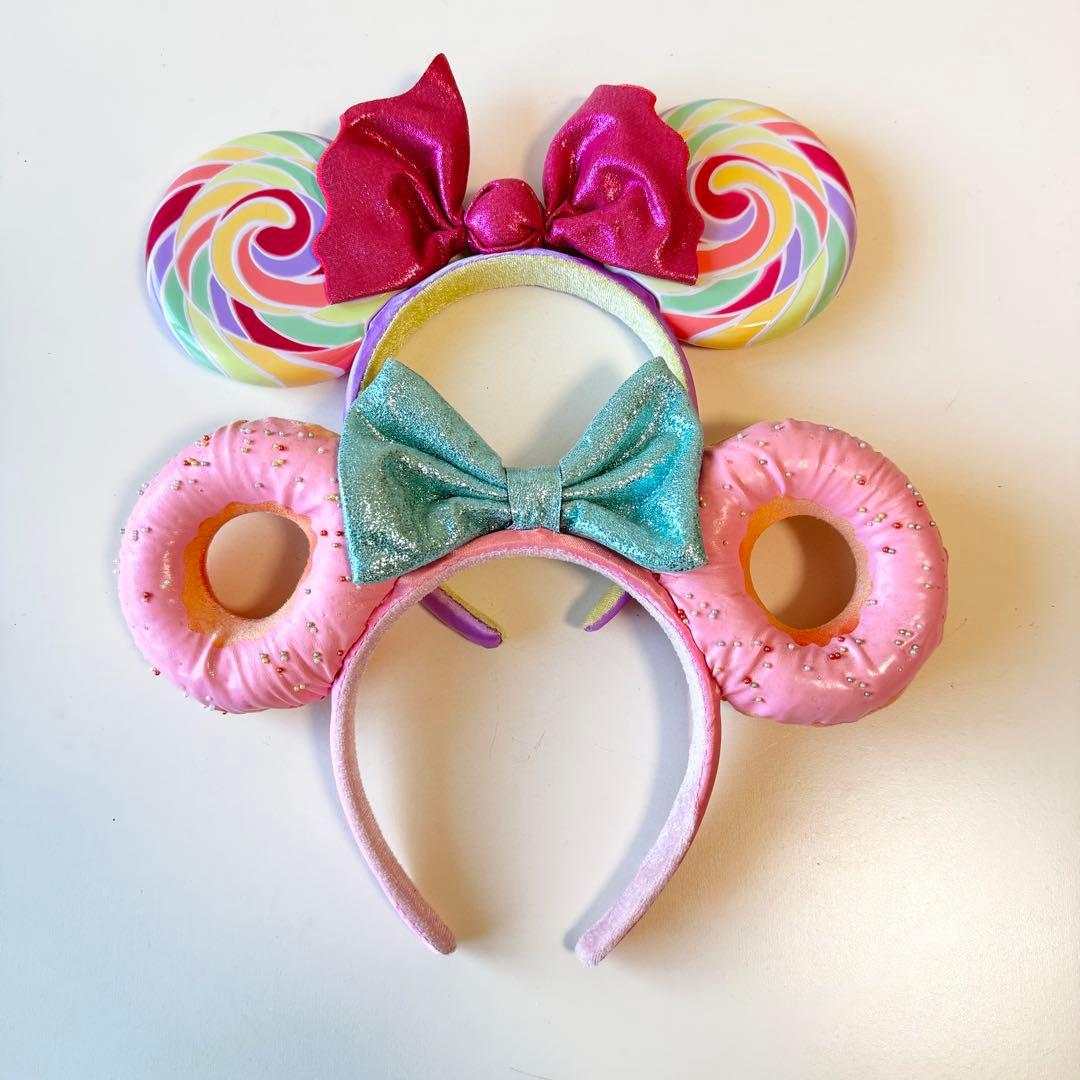 ディズニー カチューシャ 海外 ミニー ドーナツ キャンディ スイーツ