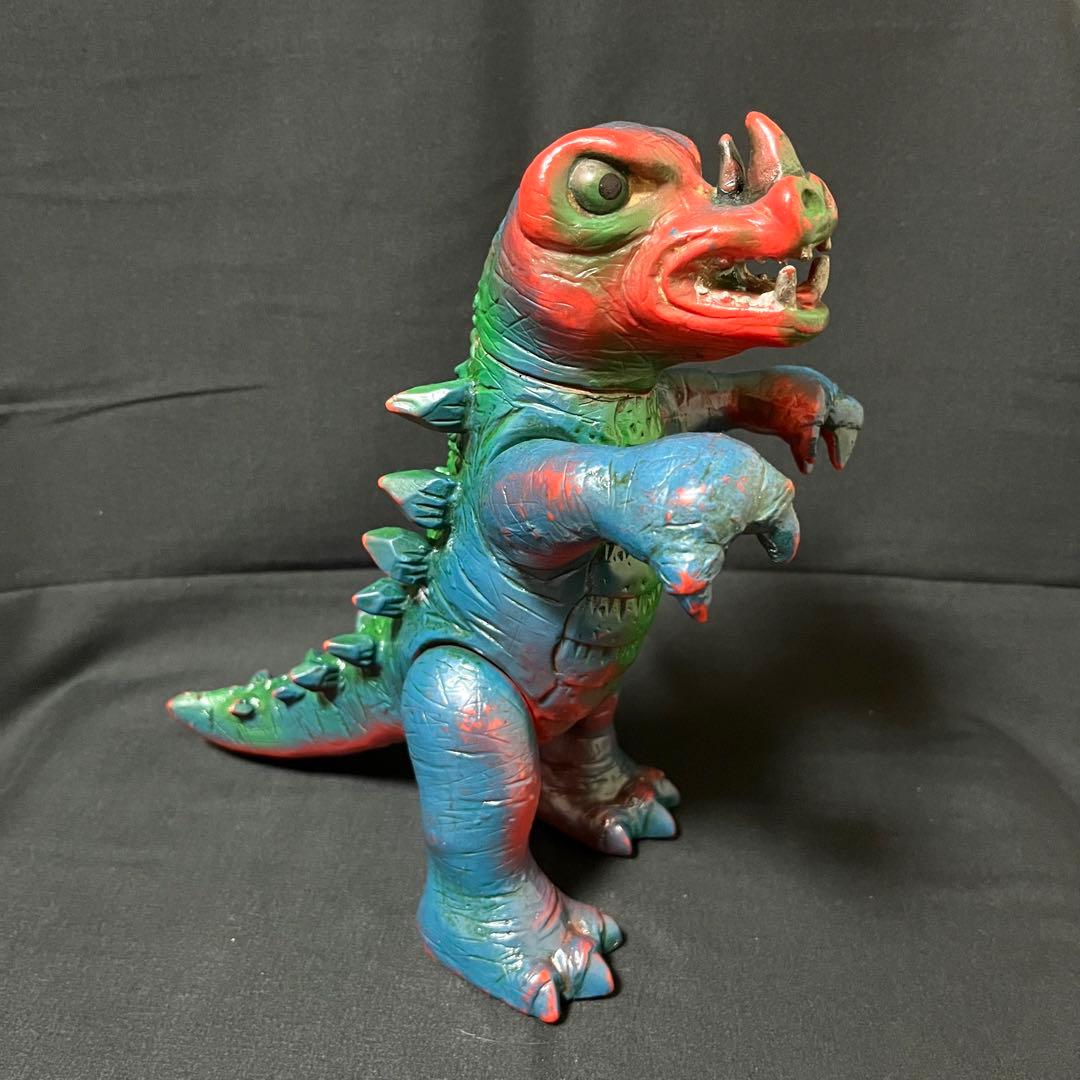 当時物 三浦トーイ製 世紀の大怪獣シリーズ ソフビ 宇宙怪獣3号 パチ