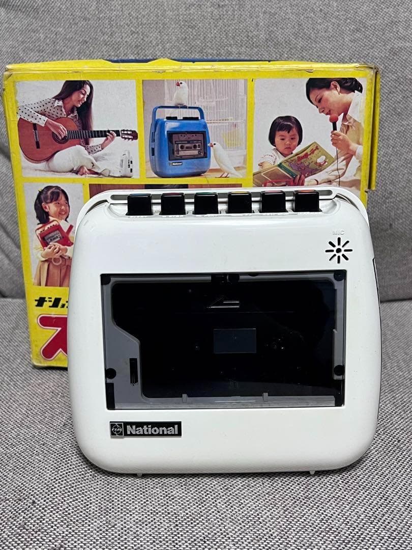 激レア！！昭和レトロ スナッピー ナショナルカセットテープレコーダー