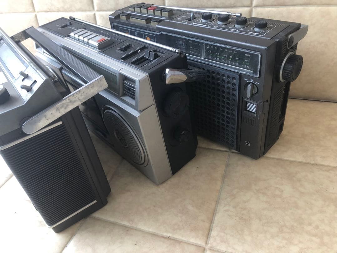 SONY CF-2550 ラジカセなどまとめて3台ジャンク(G25)