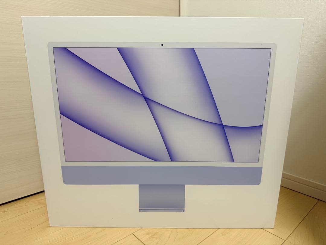 【美品】 iMac 24インチ パープル 8GBメモリー 512GB SSD Apple iMac 24インチ M4チップ 10コア 512GB 24GBメモリ [パープル