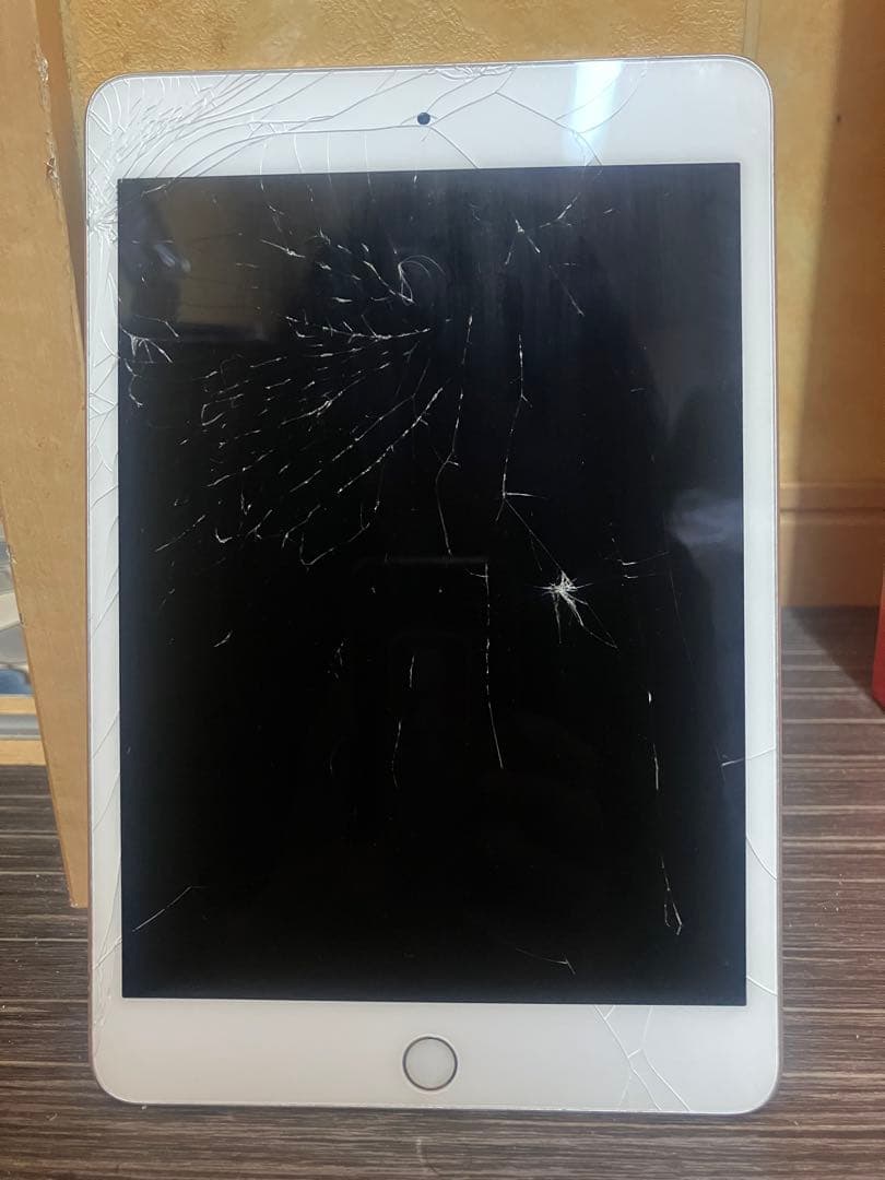 画面割れApple iPad mini(第5世代) シルバー 充電器付き