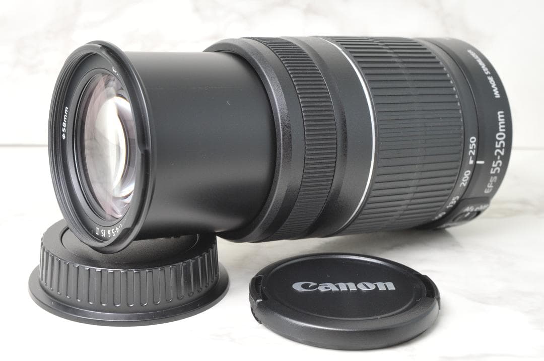 望遠レンズ⭐️Canon EF-S 55-250mm IS Ⅱ キャノン