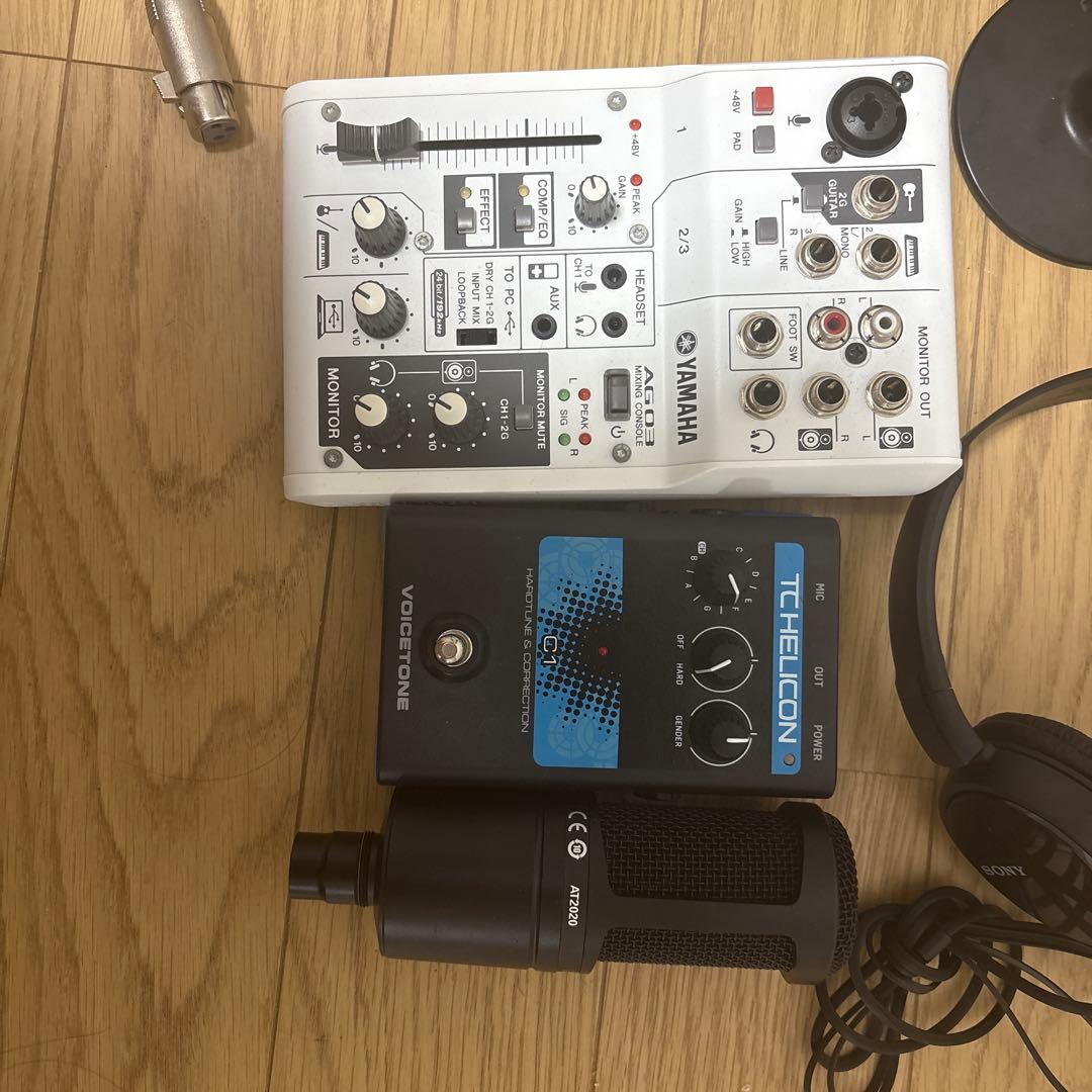 Yamaha AG03 + TC Helicon VoiceTone D1セット - メルカリ