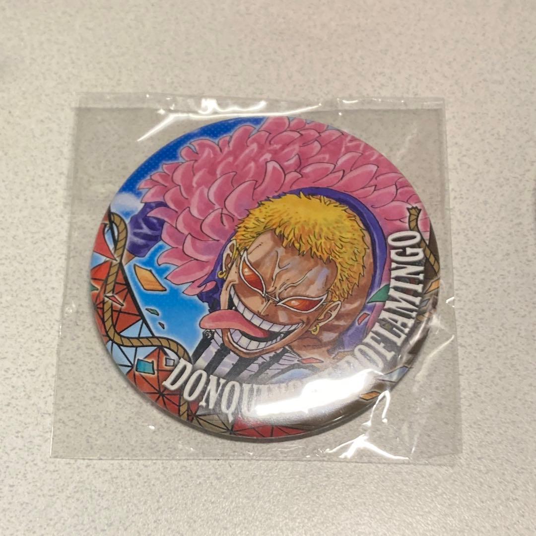 ワンピース ドフラミンゴ 缶バッジ 新品未使用 - メルカリ