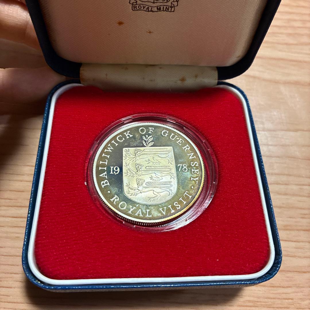 エリザベス女王】1978年 ロイヤルビジット 記念硬貨 - メルカリ