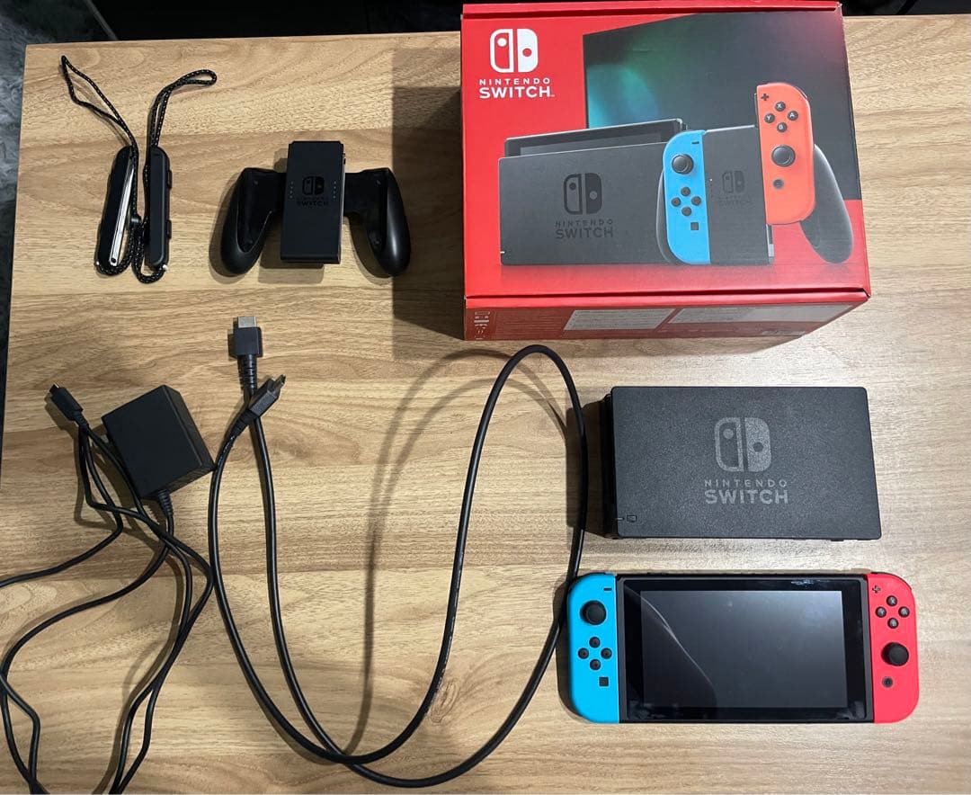 Nintendo Switch 本体 箱付き Nintendo Switch 『新品』Nintendo HAD-S-KABAH [ネオンブルー・ネオン