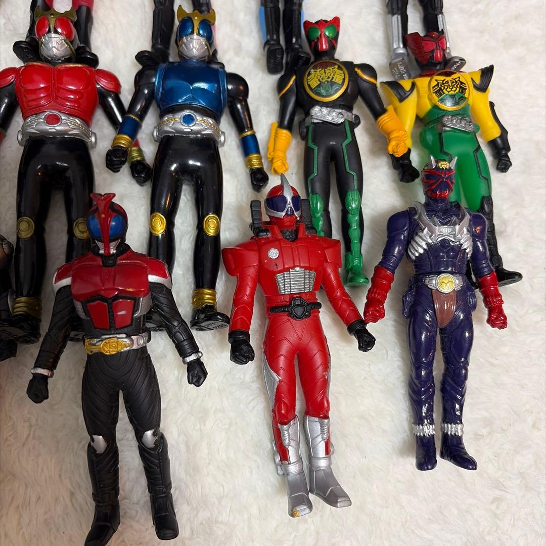 仮面ライダー ソフビフィギュア 18体セット オーズ ディケイド まとめ