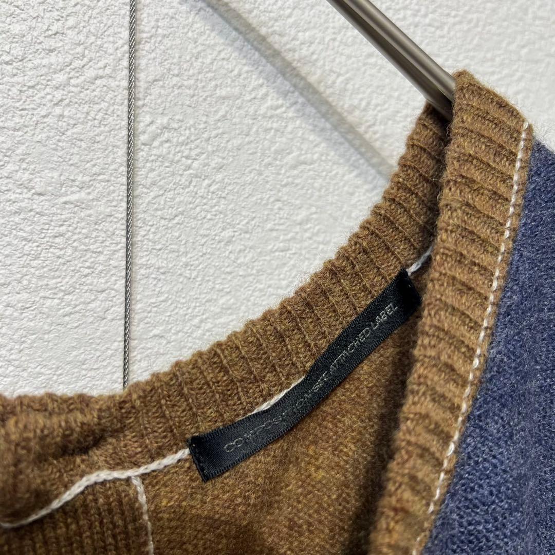 希少 美品 ワイズヨウジヤマモト ノースリーブ 変形 ウールニット