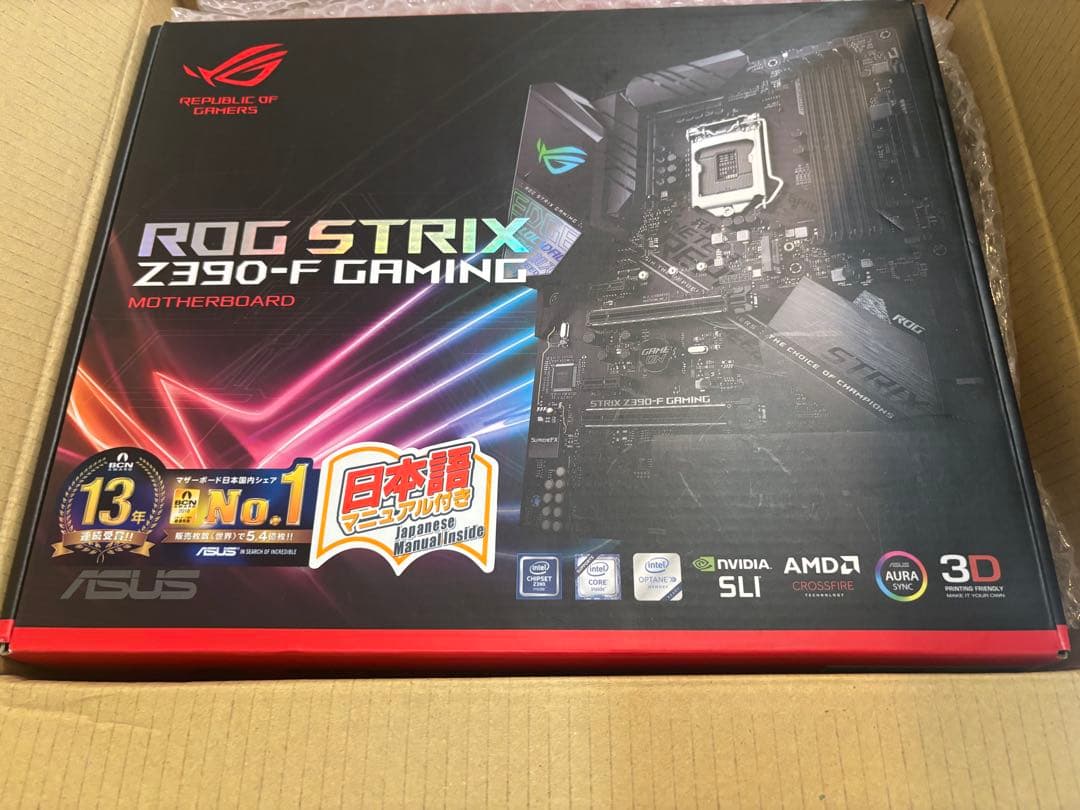 ASUS　STRIX Z390-F GAMING　マザボ