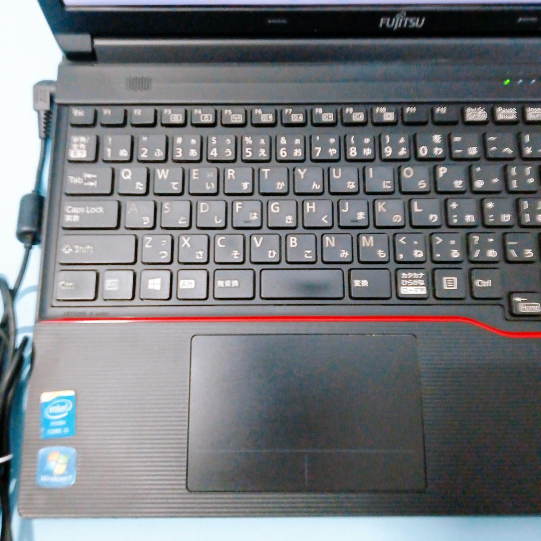 初心者おすすめ 黒 ノートパソコン i5 SSD256 8GB ＤＶＤ 大画面