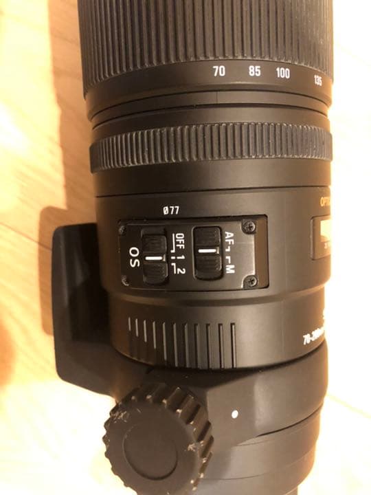 【即購入可】SIGMA 70-200 f2.8(Nikon用) ケース付