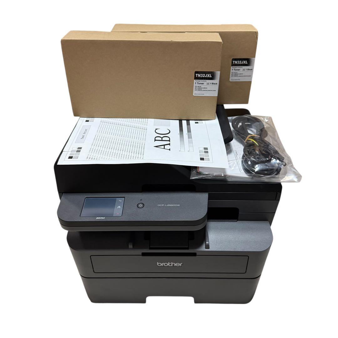 brother DCP-L2660DW 複合機 モノクロレーザーTN32JXXL