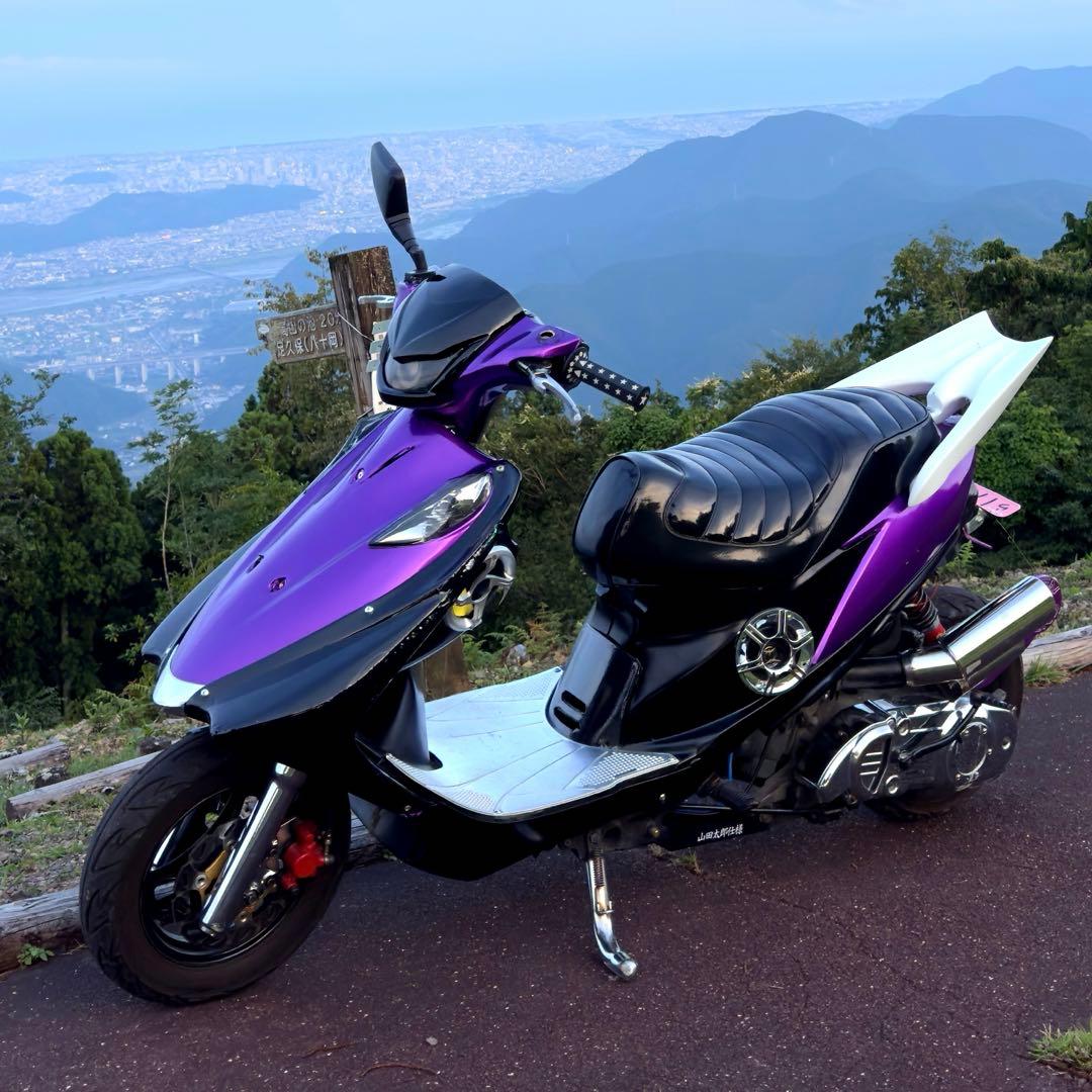 アドレスv125g 特殊外装 紫ラメ 値下げなし - メルカリ