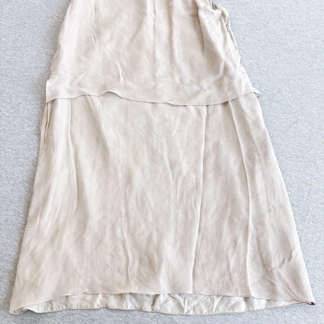 デイジーリンフォクシー ノースリーブワンピース グレー 日本製 綿 L