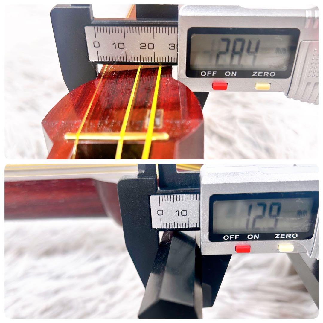 【希少】民謡三味線　中棹　紅木　正寸　二本溝　丸打胴　皮やぶれなし　天神欠けなし